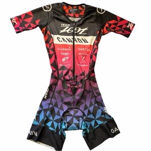 ZOOT Women’s Ultra Tri Aero short sleeve zip Racesuit xs